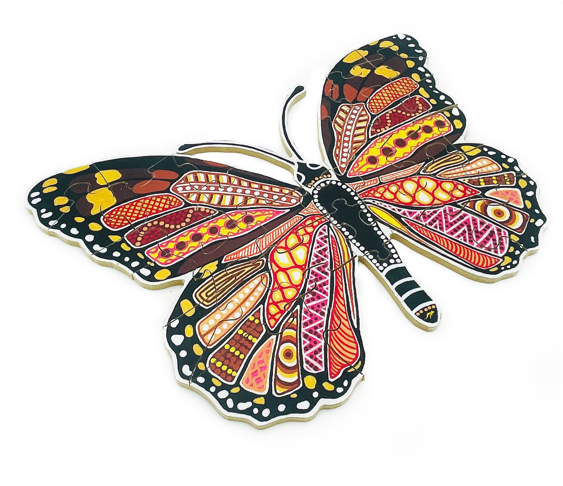 Aboriginal Butterfly Floor Puzzle