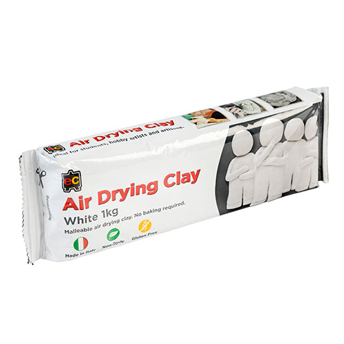 Air Drying Clay White 1kg