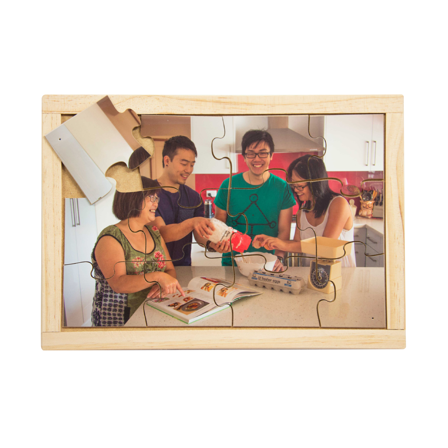 Asian Family Baking Puzzle – Teach and Play