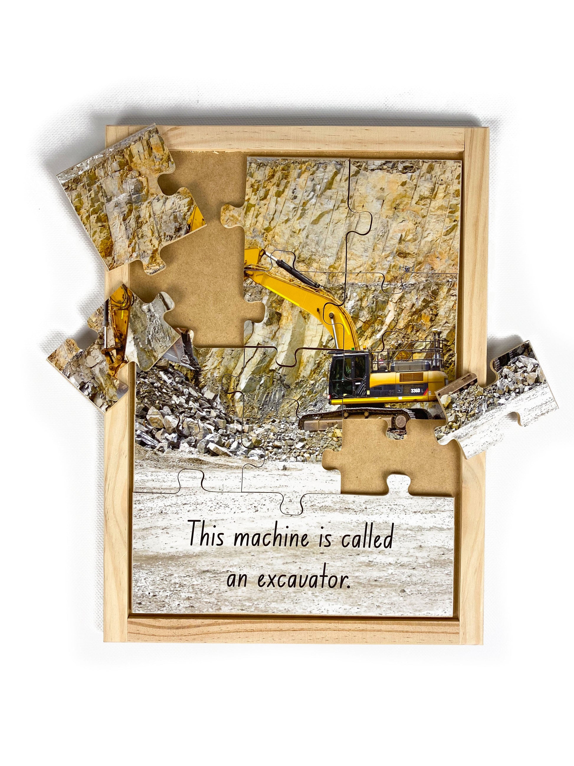 Excavator Wooden Puzzle