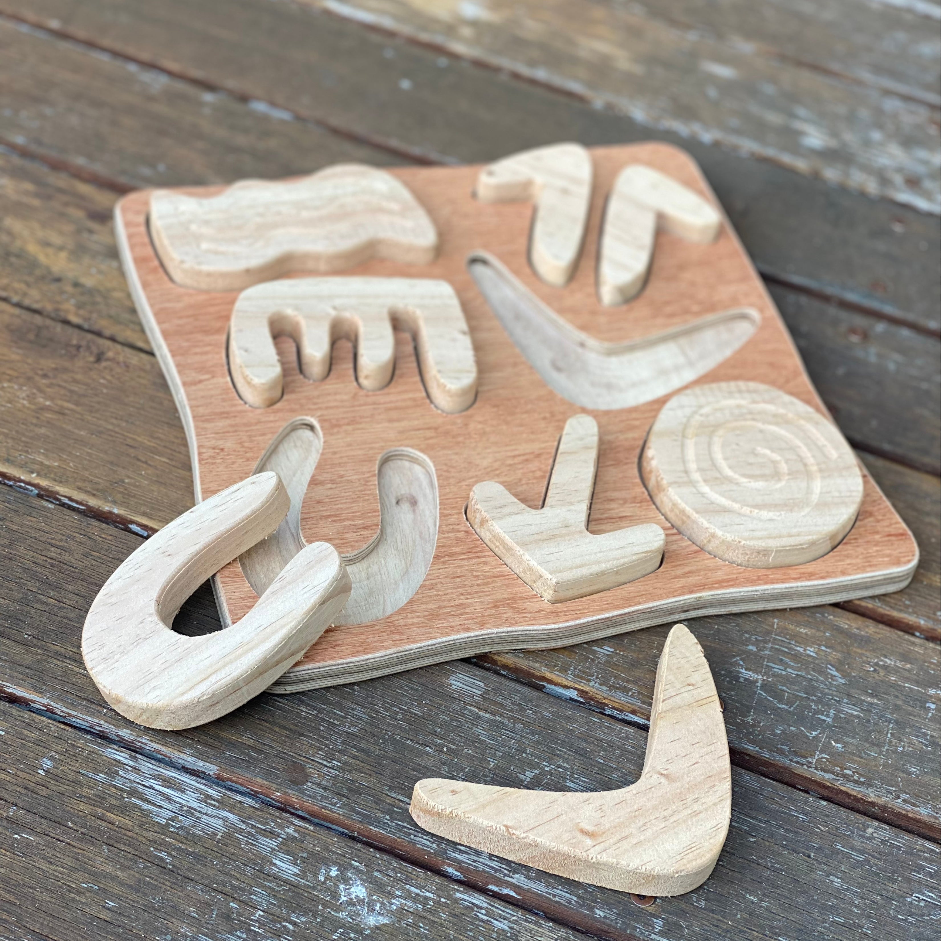 Aboriginal Symbols Toddler Puzzle