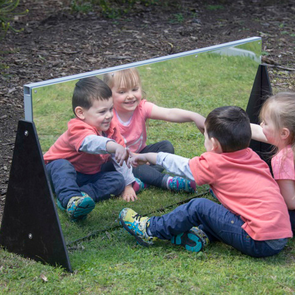 Outdoor Straight Mirror Room Divider