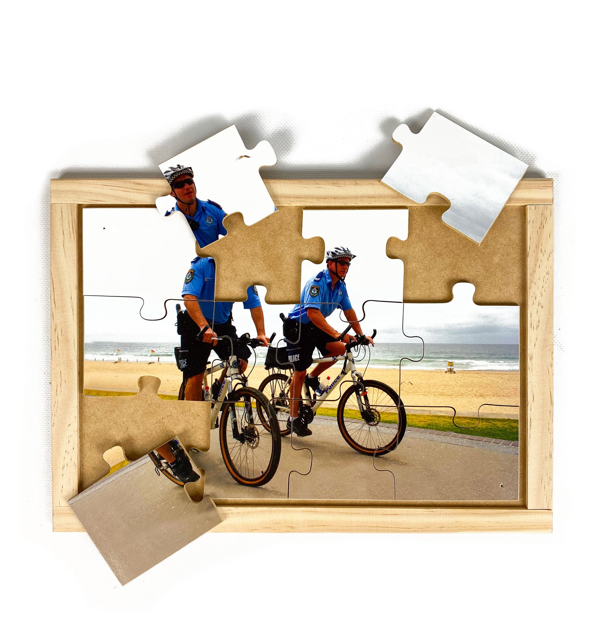 Police on Bicycles Puzzle