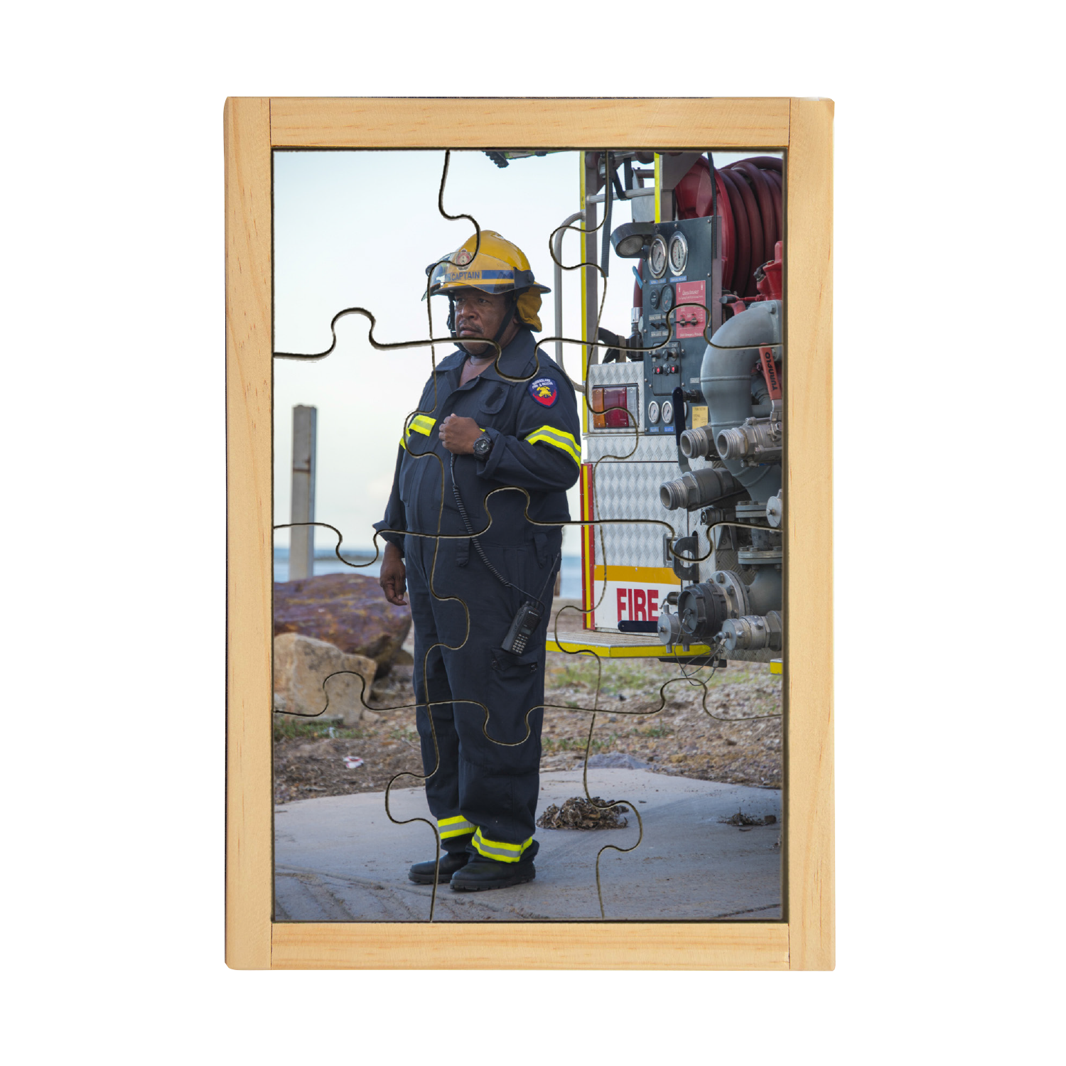 Torres Strait Islander Fire Fighter Puzzle